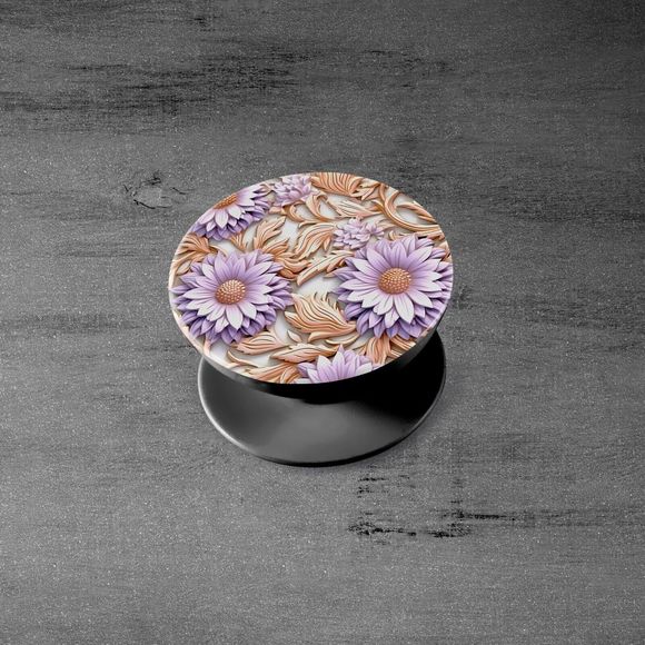 PopSockets Flowers Cell Phone Pop Sockets for Phone Women Swappable Base PopGrip - Picture 5 of 11